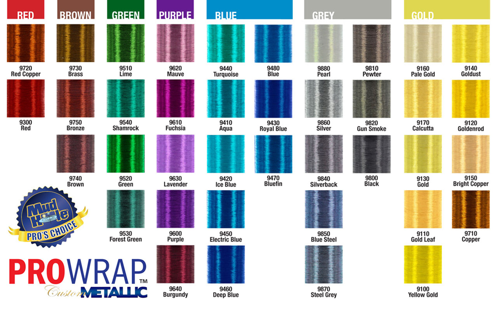 Fishhawk Thread Color Chart